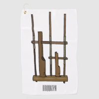 Angklung cartoon illustration