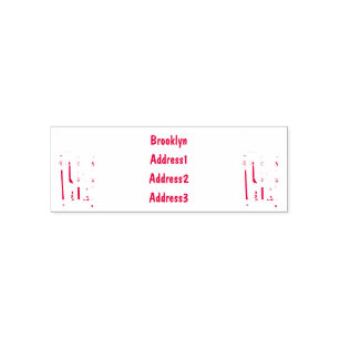 Angklung cartoon illustration self-inking stamp