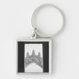 Angkor Cambodia, Angkor Wat Doorway View Key Ring