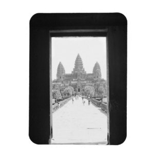 Angkor Cambodia, Angkor Wat Doorway View Magnet