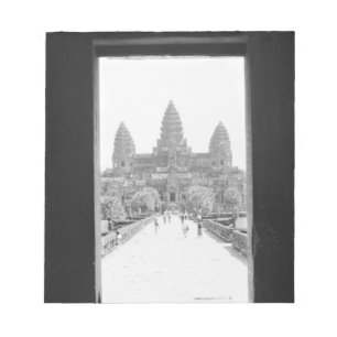 Angkor Cambodia, Angkor Wat Doorway View Notepad