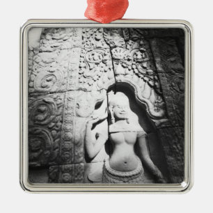 Angkor Cambodia, Apsara Carving The Bayon Metal Ornament