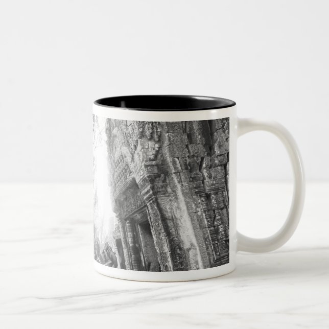 Angkor Cambodia, Details Ta Prohm Two-Tone Coffee Mug (Right)