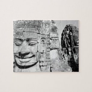 Angkor Cambodia, Heads The Bayon Jigsaw Puzzle