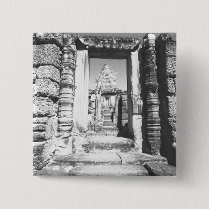 Angkor Cambodia, Pre Rup Temple 15 Cm Square Badge