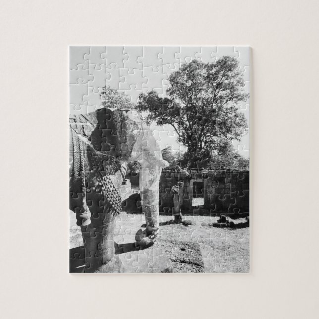 Angkor Cambodia, Pre Rup Temple 2 Jigsaw Puzzle (Vertical)