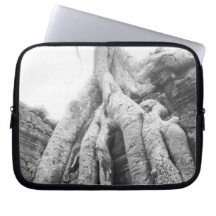 Angkor Cambodia, Tree Ta Prohm Laptop Sleeve
