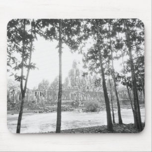 Angkor Cambodia, View of the Bayon Mouse Pad