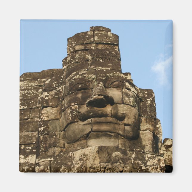 angkor rocky face magnet (Front)