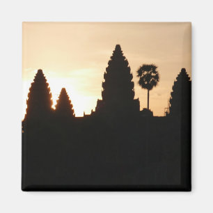 angkor silhouette magnet