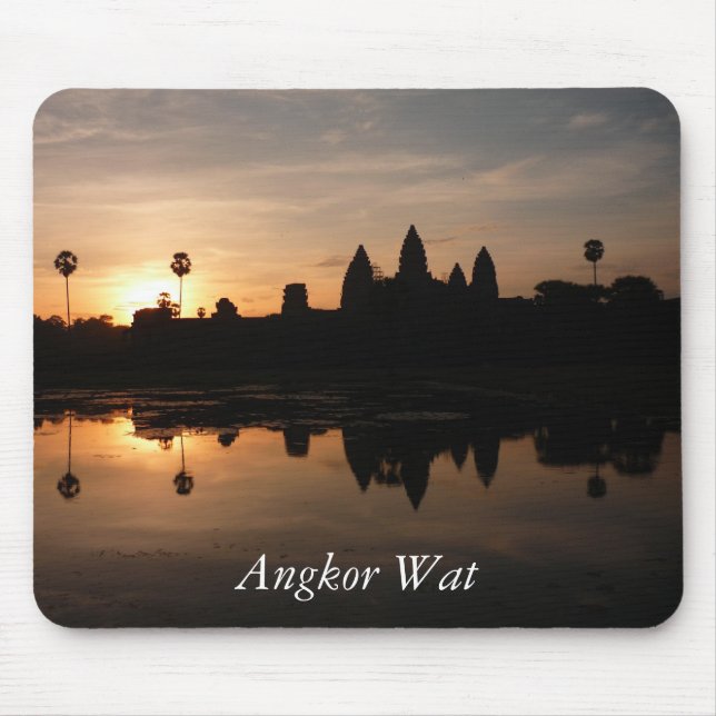 angkor silhouette sunrise mouse pad (Front)