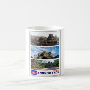 Angkor Thom - Cambodia - Mosaic - Coffee Mug