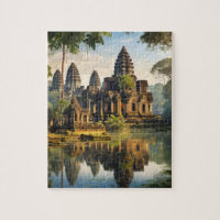 Angkor Wat, ancient Khmer temple