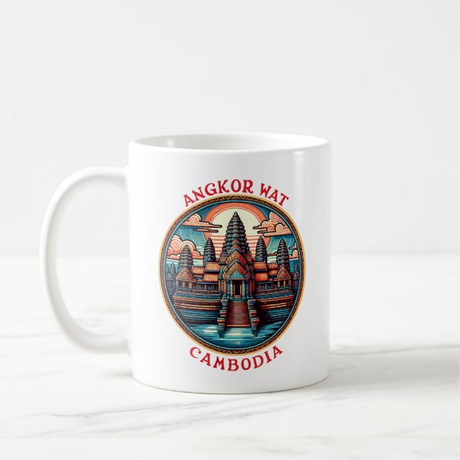 Angkor Wat, Cambodia Coffee Mug (Left)