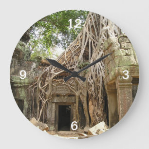 Angkor Wat Cambodia Large Clock