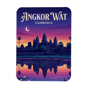 Angkor Wat Cambodia Magnet