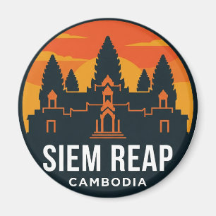 Angkor Wat Cambodia Magnet
