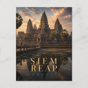 Angkor Wat Cambodia REALMS Postcard