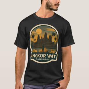 Angkor Wat Cambodia Sunrise Travel T-Shirt
