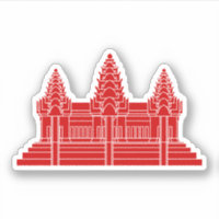 Angkor Wat Cambodian / Khmer Flag