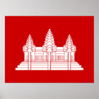 Angkor Wat Cambodian / Khmer Flag