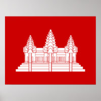 Angkor Wat Cambodian / Khmer Flag