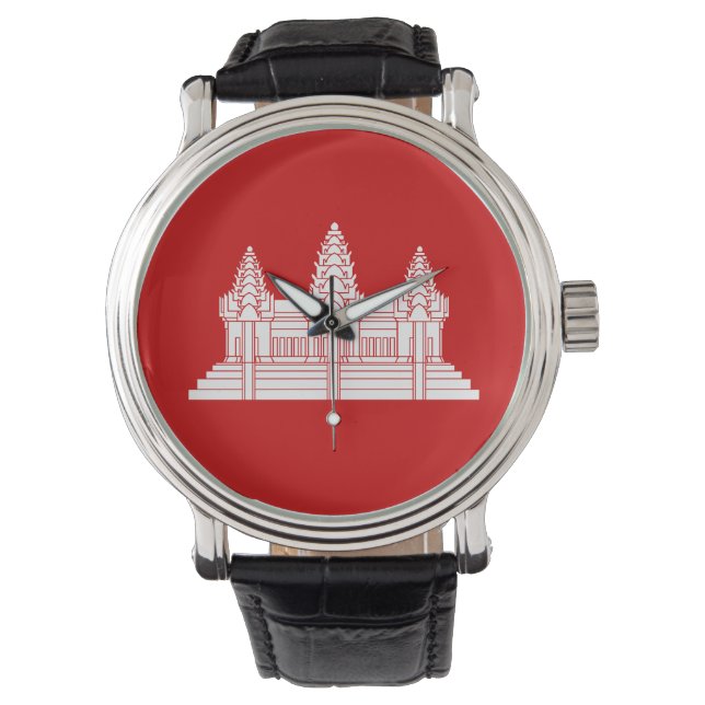 Angkor Wat Cambodian / Khmer Flag Watch (Front)