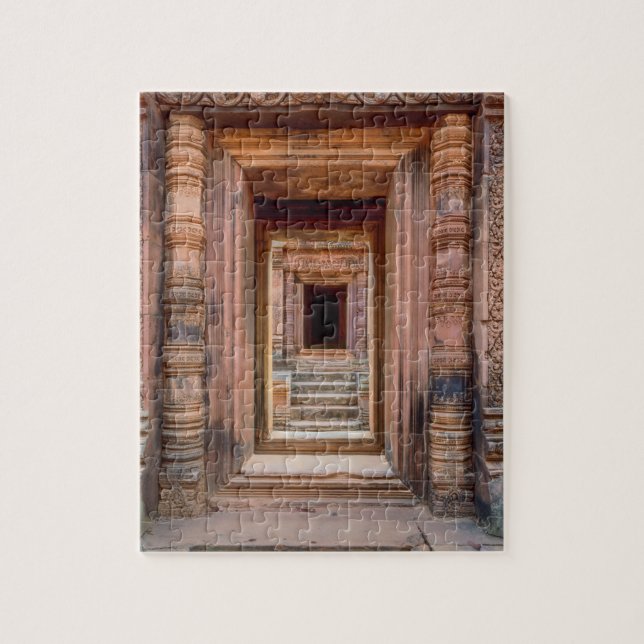 Angkor Wat Entryway, Cambodia Jigsaw Puzzle (Vertical)