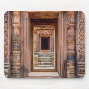 Angkor Wat Entryway, Cambodia Mouse Pad