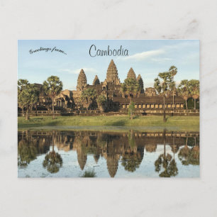 Angkor Wat in Angkor Siem Riep Cambodia Postcard