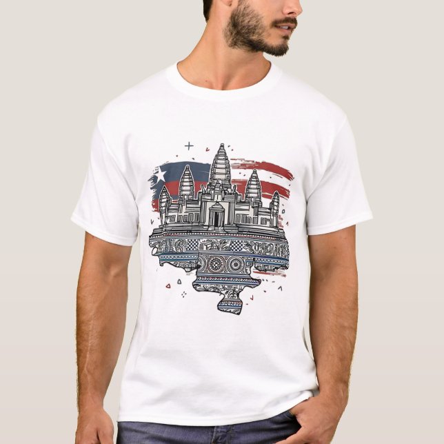 ANGKOR WAT IN CAMBODIA T-Shirt (Front)