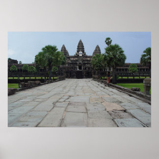Angkor Wat in Siem Reap, Cambodia Poster