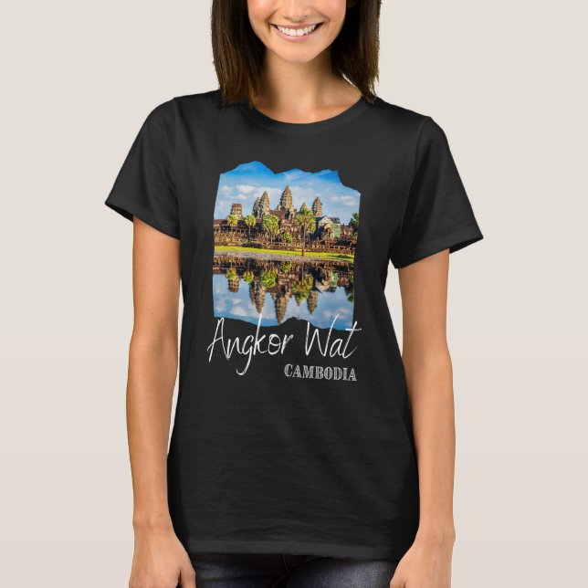 Angkor Wat Khmer Historical Temple Cambodia 2 T-Shirt (Front)