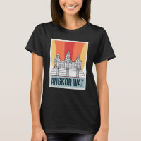 Angkor Wat Retro Cambodia Asia Tourist
