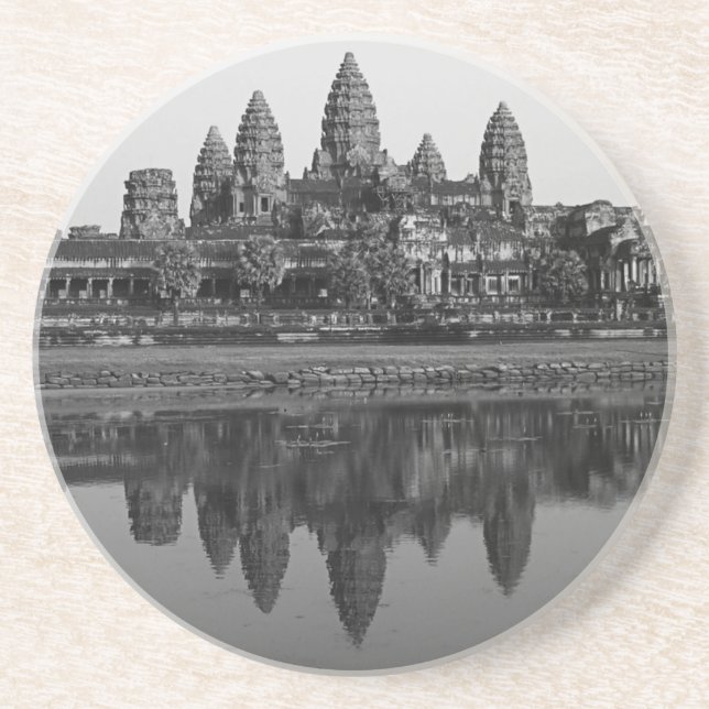 Angkor Wat Temple Cambodia Photo Ancient History Coaster (Front)