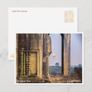 Angkor Wat temple in Cambodia - Travel Postcard