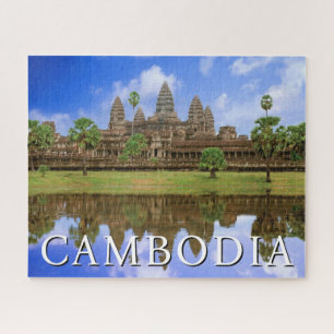 Angkor Wat Temple   Kampuchea, Cambodia Jigsaw Puzzle
