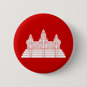 Angkor Wat Ver.2.0. Khmer Temple 6 Cm Round Badge