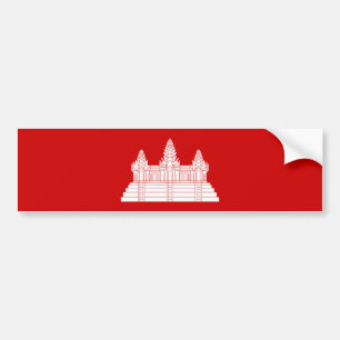 Angkor Wat Ver.2.0. Khmer Temple Bumper Sticker
