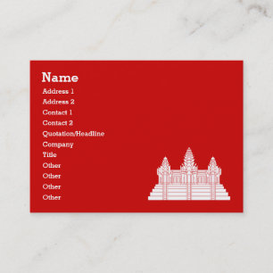 Angkor Wat Ver.2.0. Khmer Temple Business Card