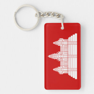 Angkor Wat Ver.2.0. Khmer Temple Key Ring