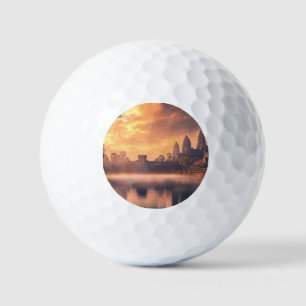 Angkor Wat watercolor Golf Balls