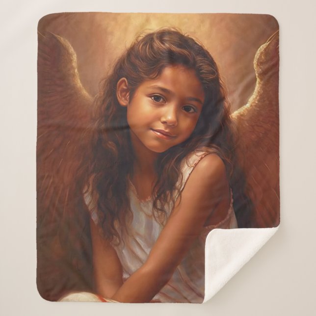 Angle Child Sherpa Blanket (Front)
