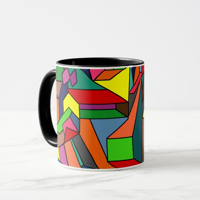 Angle Doodle Mug (Front Left)