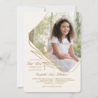 Angle Photo Religious Invitation