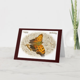 Angle Wing Butterfly (Comma) Card