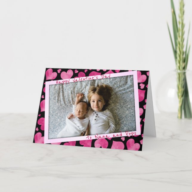 Angled Photo Grandparents Valentines Day Holiday (Front)