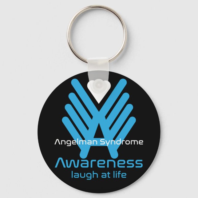 Angleman Syndrome Awareness Key Ring (Front)