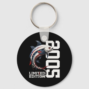 Angler Birthday Fishing Limited Edition 2005 Key Ring