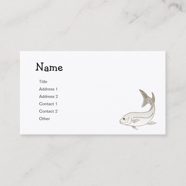 Angler Business Card (Front)